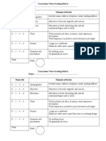 Resume Grading Rubric