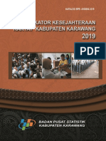 Indikator Kesejahteraan Rakyat Kabupaten Karawang 2019