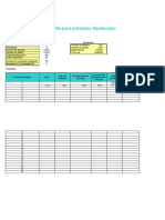 Amortizacion de Prestamos Hipotecario en Excel