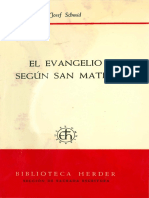 (Comentario de Ratisbona Al Nuevo Testamento) Josef Schmid - El Evangelio Según Mateo-Herder (1981) PDF