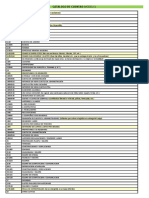 Puc para Modulo Contable