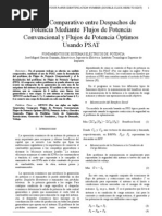 Analisis Comparativo Entre Flujos de Potencia Convencional y Flujos de Potencia Optimos