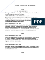 Reformas A La Constitucion 1991