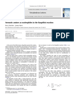 Aromatic Amines As Nucleophiles in The Bargellini Reaction PDF