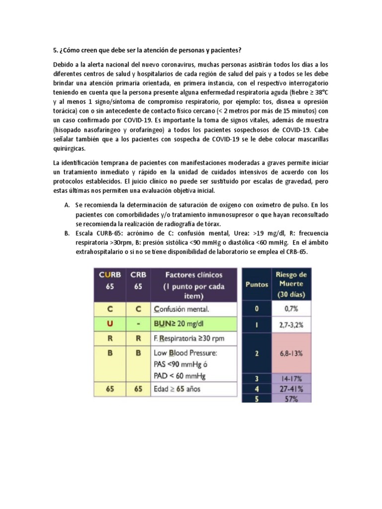 Manejo de Paciente Con Covid 19 | PDF | Relaciones personales, crianza ...
