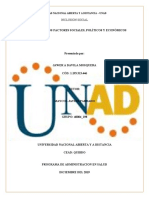 Ensayo Sobre Los Factores Sociales, Políticos y Económicos