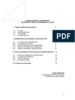 Globalización y Diversidad Un Desafío para El Desarrollo Local Arocena