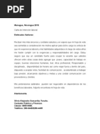 Carta de Intención