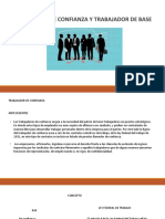 Diapositiva de Trabajador de Confianza y Trabajador Base