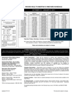 Ferry Schedule