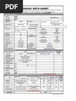 Excel File CSC Personal Data Sheet PDS 2017 1 | PDF | Justice | Crime ...