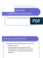 5-3 Exponential and Logarithmic Equations (Presentation)