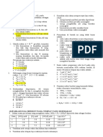 Soal Latihan Kinetika - Kimia