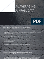 Spatial Averaging of Rainfall Data
