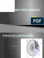 Struktur Lapisan Bumi dan Komposisi Kerak Bumi