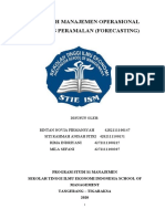 Rintan Novia.F - MAKALAH MANAJEMEN OPERASIONAL FORECASTING