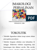 Farmakologi Obat Persalinan