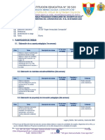 Plan de Trabajo Pedagógico Domiciliario Cuarentena