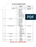 Paket Data Program KKBPK