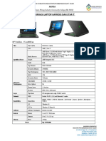 Spesifikasi Laptop Kaprodi Dan Staf It