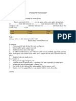 Student Worksheet Procedure Text-1