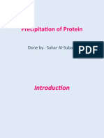 Protein Precipitation Methods