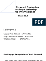 Kelompok 2 - Sistem Ekonomi Dunia Dan Pengaruhnya Terhadap Bisnis Internasional