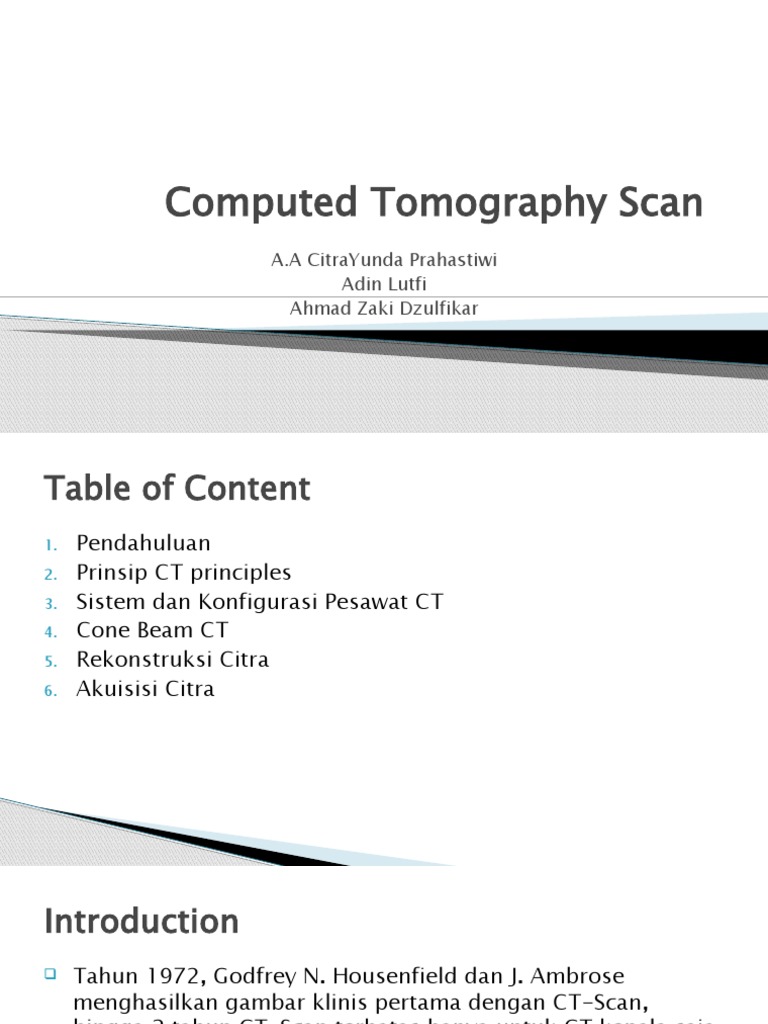 Perbandingan CBCT dan CT Scan | PDF
