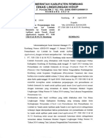 Izin Penggunaan Air Limbah Domestik PLTU Rembang - DLH Kab. Rembang