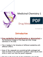 Medicinal Chemistry 1 - Drug Metabolism