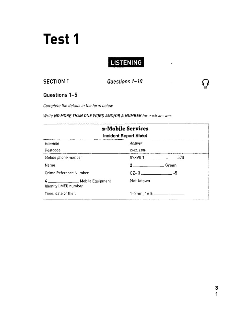 collins practice test for ielts 4