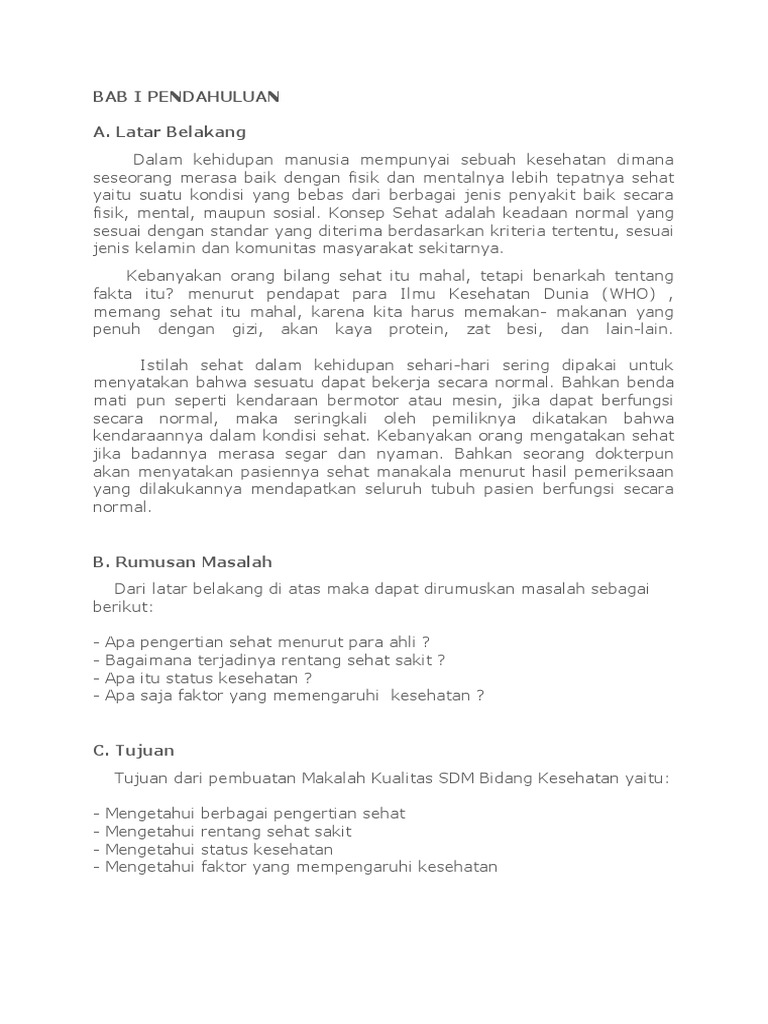 contoh makalah kesehatan terlengkap dan mudah dipahami untuk mahasiswa