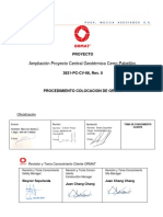 3831-PC-CV-06 PROCEDIMIENTO COLOCACION DE GROUT Rev.0 PDF