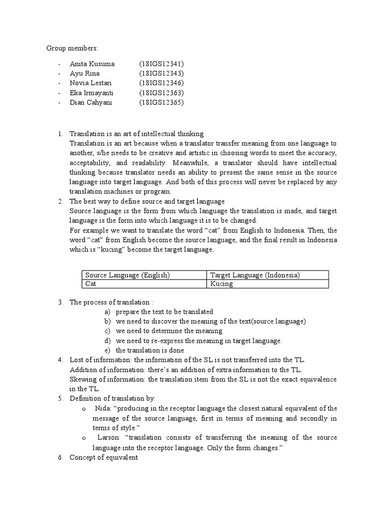 EIT Group Assignment  PDF  Translations  Word