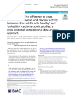 Correction To The Difference in Sleep Sedentary Be