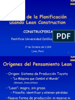 Gestion de La Planificacion