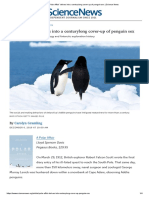 A Polar Affair' Delves Into A Centurylong Cover-Up of Penguin Sex - Science News