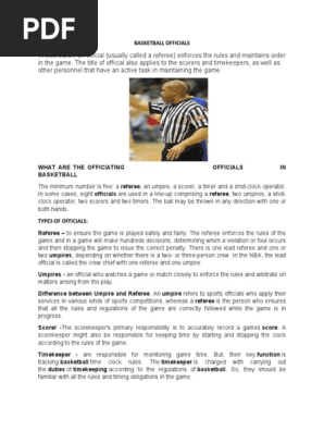 BASKETBALL-OFFICIALS