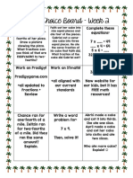 math choice boards