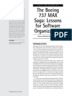 The Boeing 737 Max Saga Lessons For Software Organizations