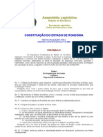 Constituição do Estado de Rondônia