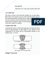 TYPES OF WELDED JOINTS - Definition