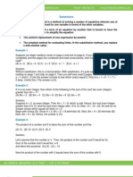 Math Study Guide - Substitution