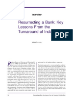 Resurrecting A Bank: Key Lessons From The Turnaround of Indian Bank