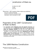 The 1897 Constitution of Biak Na Bato