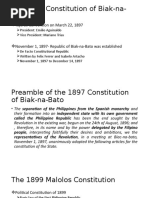 The 1897 Constitution of Biak Na Bato