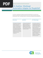 Autosys For People Soft Product Brief