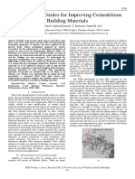 Role of Nano Oxides For Improving Cementitious Building Materials