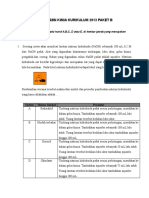 SOAL USBN KIMIA KURIKULUM 2013 PAKET B