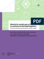 Estructuras Contrastivas Quechua Guarani